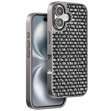 Mey İthalat®  iPhone 16 Brand Kapak - Gümüş