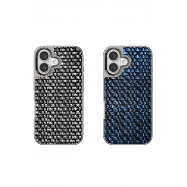 Mey İthalat®  iPhone 16 Brand Kapak - Gümüş