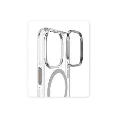 Mey İthalat®  iPhone 16 Crystal Magsafe Kapak - Şeffaf