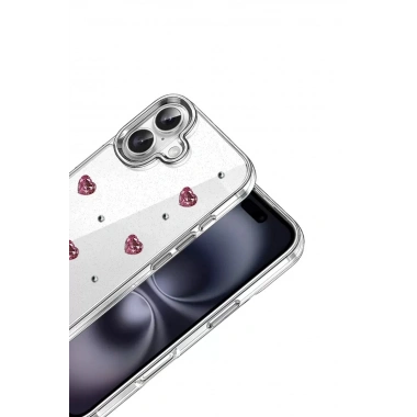 Mey İthalat®   iPhone 16 Fiyonk Desenli Kapak - Desen 3