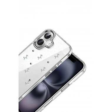 Mey İthalat®   iPhone 16 Fiyonk Desenli Kapak - Desen 4