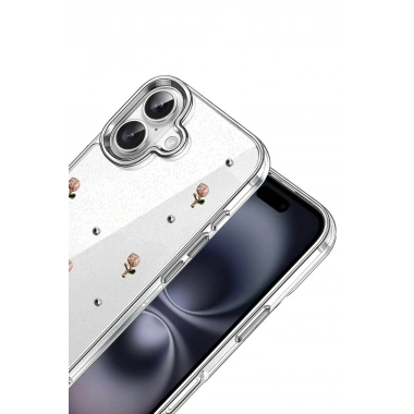 Mey İthalat®   iPhone 16 Fiyonk Desenli Kapak - Desen 6