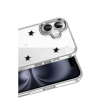 Mey İthalat®   iPhone 16 Fiyonk Desenli Kapak - Desen 7
