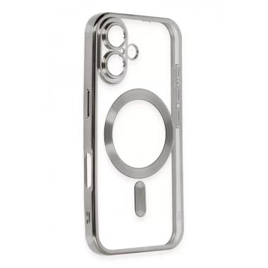 Mey İthalat®   iPhone 16 Kılıf Kross Magneticsafe Kapak - Titan Gri