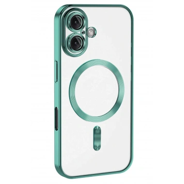 Mey İthalat®  iPhone 16 Kılıf Kross Magneticsafe Kapak - Turkuaz