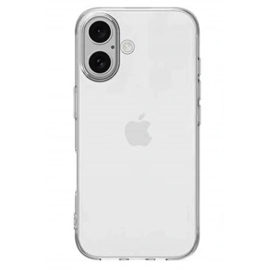 Mey İthalat®  iPhone 16 Kılıf Lüx Şeffaf Silikon