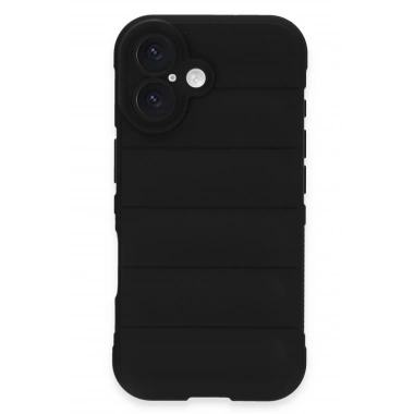 Mey İthalat®  iPhone 16 Kılıf Optimum Silikon - Siyah