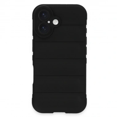 Mey İthalat®  iPhone 16 Kılıf Optimum Silikon - Siyah