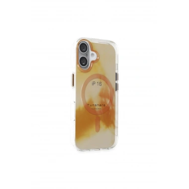 Mey İthalat® iPhone 16 Phantom Magsafe Kapak - Gold