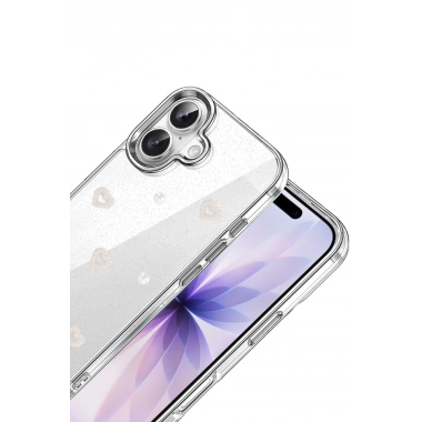 Mey İthalat®   iPhone 16 Plus Fiyonk Desenli Kapak - Desen 10