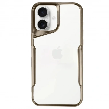 Mey İthalat®  iPhone 16 Plus Kılıf Boyi Silikon Kapak - Desert