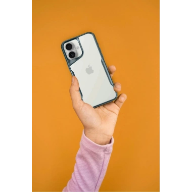 Mey İthalat®  iPhone 16 Plus Kılıf Boyi Silikon Kapak - Turkuaz
