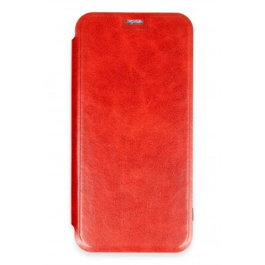 Mey İthalat® iPhone 16 Plus Kılıf Flip Cover - Kırmızı