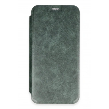 Mey İthalat® iPhone 16 Plus Kılıf Flip Cover - Koyu Yeşil