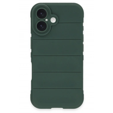 Mey İthalat®  iPhone 16 Plus Kılıf Optimum Silikon - Koyu Yeşil