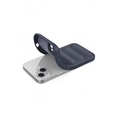Mey İthalat®  iPhone 16 Plus Kılıf Optimum Silikon - Lacivert