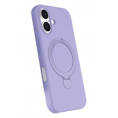 Mey İthalat®   iPhone 16 Plus Regal Magsafe Standlı Kapak - Lila