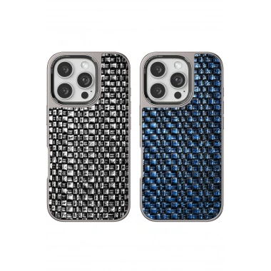 Mey İthalat®  iPhone 16 Pro Brand Kapak - Gümüş