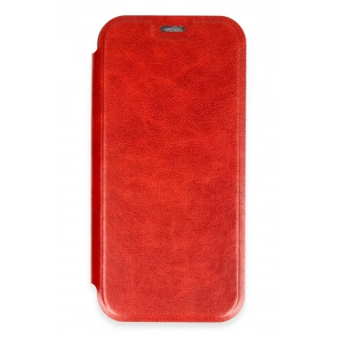Mey İthalat® iPhone 16 Pro Kılıf Flip Cover - Kırmızı