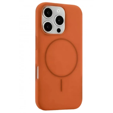 Mey İthalat®   iPhone 16 Pro Kılıf Jully Magsafe Kapak - Turuncu