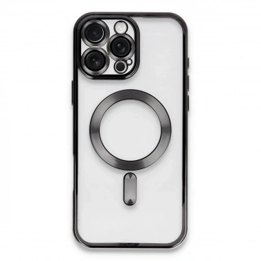 Mey İthalat®  iPhone 16 Pro Kılıf Kross Magneticsafe Kapak - Siyah