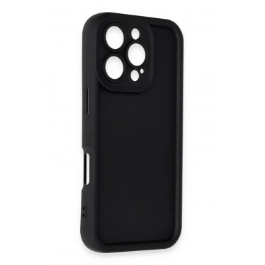 Mey İthalat®  iPhone 16 Pro Kılıf Viera Silikon - Siyah
