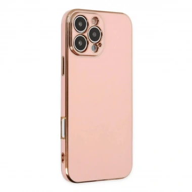 Mey İthalat®  iPhone 16 Pro Kılıf Volet Silikon - Pembe