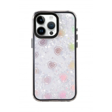 Mey İthalat® iPhone 16 Pro Lumi Desenli Kapak - Siyah