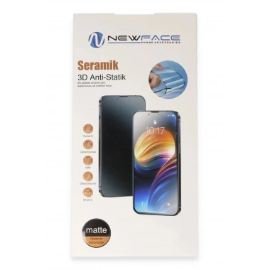 Mey İthalat® iPhone 16 Pro Max 3D Antistatik Mat Seramik Nano Ekran Koruyucu
