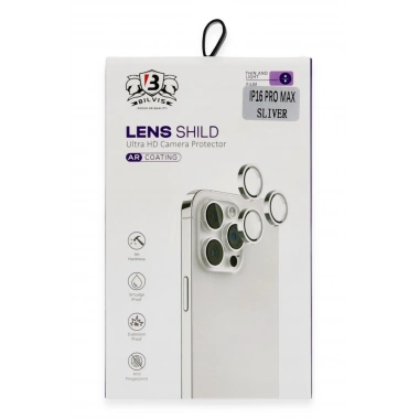 Mey İthalat®  iPhone 16 Pro Max Bilvis Titan Kamera Lens - Titan Gri