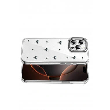 Mey İthalat®   iPhone 16 Pro Max Fiyonk Desenli Kapak - Desen 1