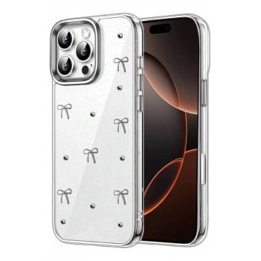 Mey İthalat®   iPhone 16 Pro Max Fiyonk Desenli Kapak - Desen 5