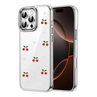 Mey İthalat®   iPhone 16 Pro Max Fiyonk Desenli Kapak - Desen 9