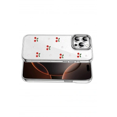 Mey İthalat®   iPhone 16 Pro Max Fiyonk Desenli Kapak - Desen 9