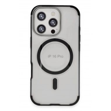 Mey İthalat®  iPhone 16 Pro Max Hilton Magsafe Kapak - Siyah