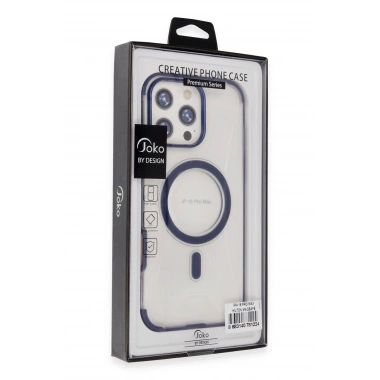 Mey İthalat®  iPhone 16 Pro Max Hilton Magsafe Kapak - Titan Gri