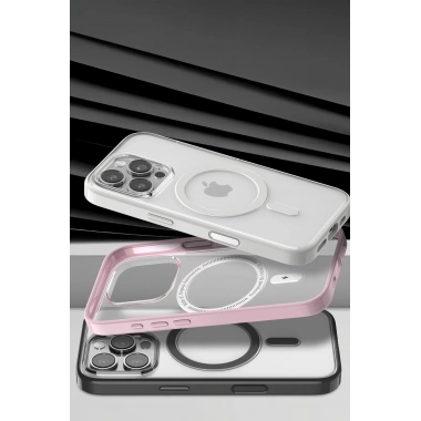 Mey İthalat®   iPhone 16 Pro Max Joly Magsafe Kapak - Siyah