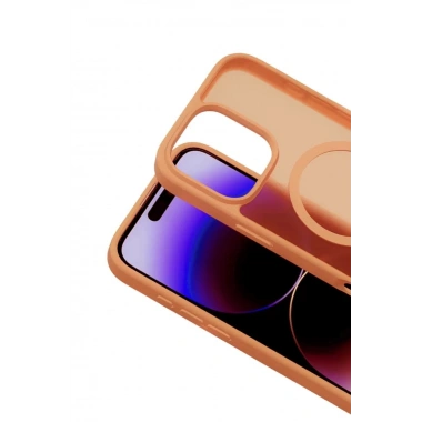 Mey İthalat®   iPhone 16 Pro Max Jota Magsafe Kapak - Turuncu