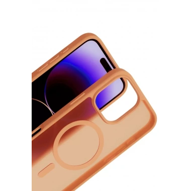 Mey İthalat®   iPhone 16 Pro Max Jota Magsafe Kapak - Turuncu