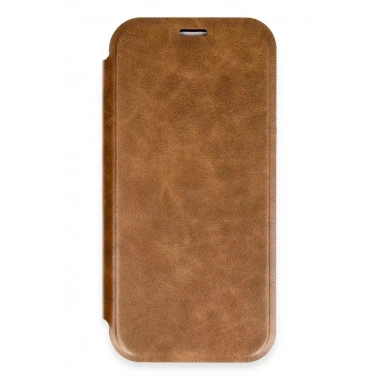 Mey İthalat®   iPhone 16 Pro Max Kılıf Flip Cover - Taba
