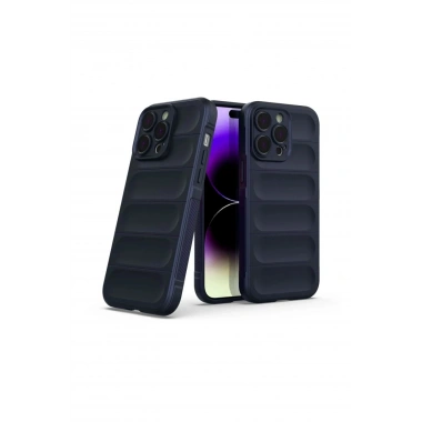 Mey İthalat®  iPhone 16 Pro Max Kılıf Optimum Silikon - Lacivert