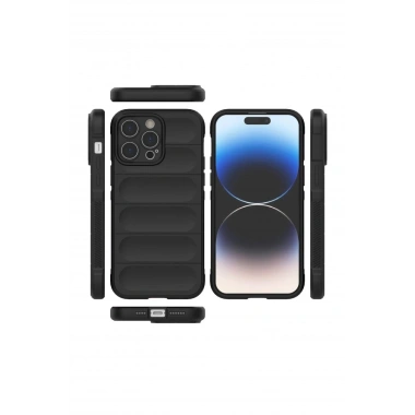 Mey İthalat®  iPhone 16 Pro Max Kılıf Optimum Silikon - Siyah