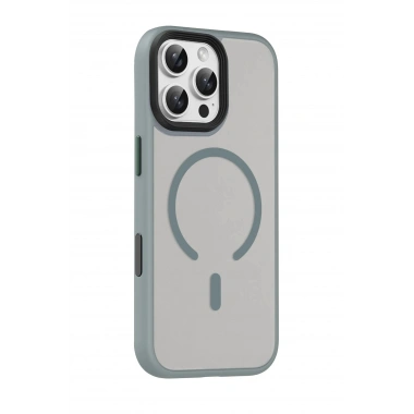 Mey İthalat®   iPhone 16 Pro Max Megane Magsafe Kapak - Titan Gri