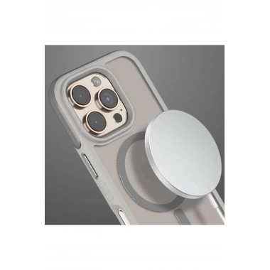 Mey İthalat®  iPhone 16 Pro Max Orbit Magsafe Kapak - Titan Gri