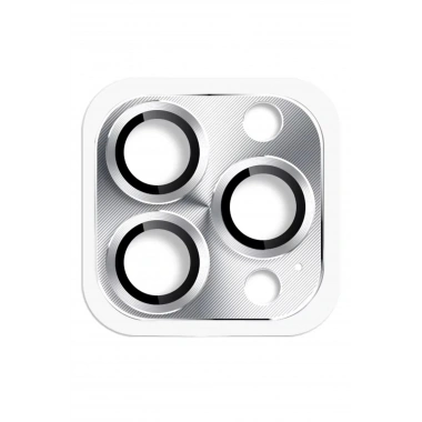 Mey İthalat® iPhone 16 Pro Max Pers Alüminyum Kamera Lens - Gümüş