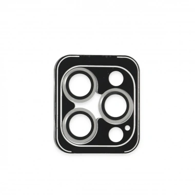 Mey İthalat®  iPhone 16 Pro Max PVD Metal Kamera Lens - Gümüş