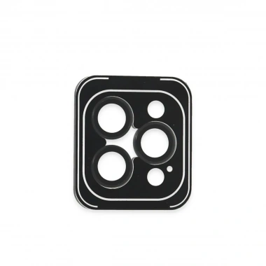 Mey İthalat®  iPhone 16 Pro Max PVD Metal Kamera Lens - Siyah