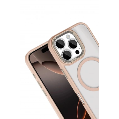 Mey İthalat®   iPhone 16 Pro Max Terea Magsafe Kapak - Gold