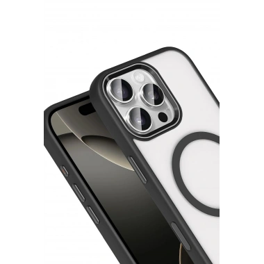 Mey İthalat®   iPhone 16 Pro Max Terea Magsafe Kapak - Siyah