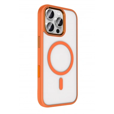 Mey İthalat®   iPhone 16 Pro Max Terea Magsafe Kapak - Turuncu